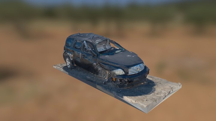 3D  model of a defective vehicle 3D Model