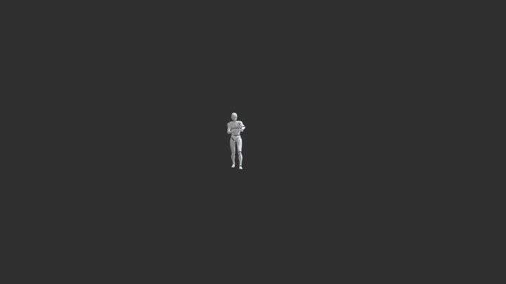 Shooting From The Hip To The Side V2 3D Model