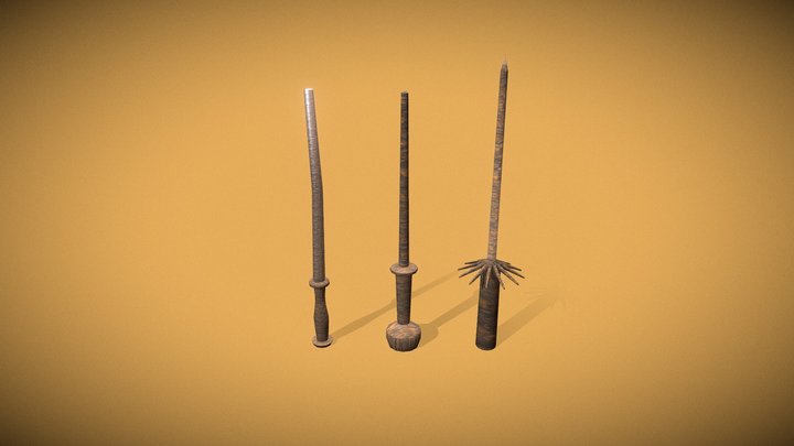 Magical Wand Collection I. 3D Model