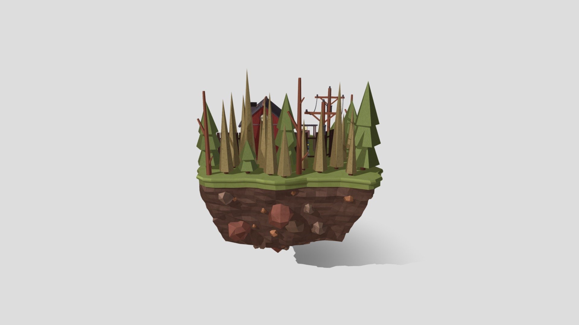 Island - 3D model by narabkristina [6835551] - Sketchfab