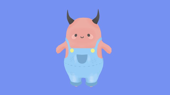 Devil in Pants Model 3D Model