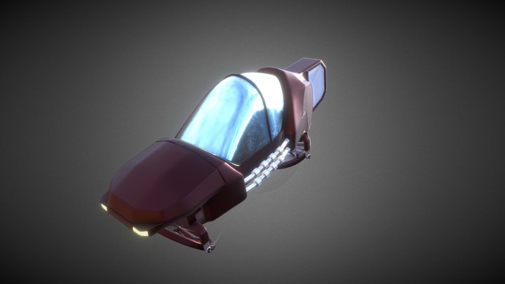 Hoverbike 3D Model