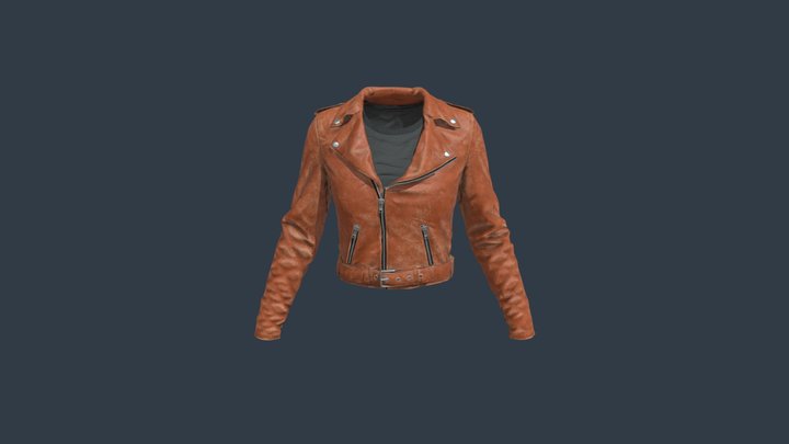 Skull Pumpkin Jacket 3D Model