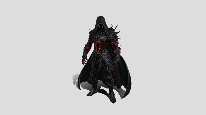 Crimson Vein Knight – Kostenloses 3D-Modell STL