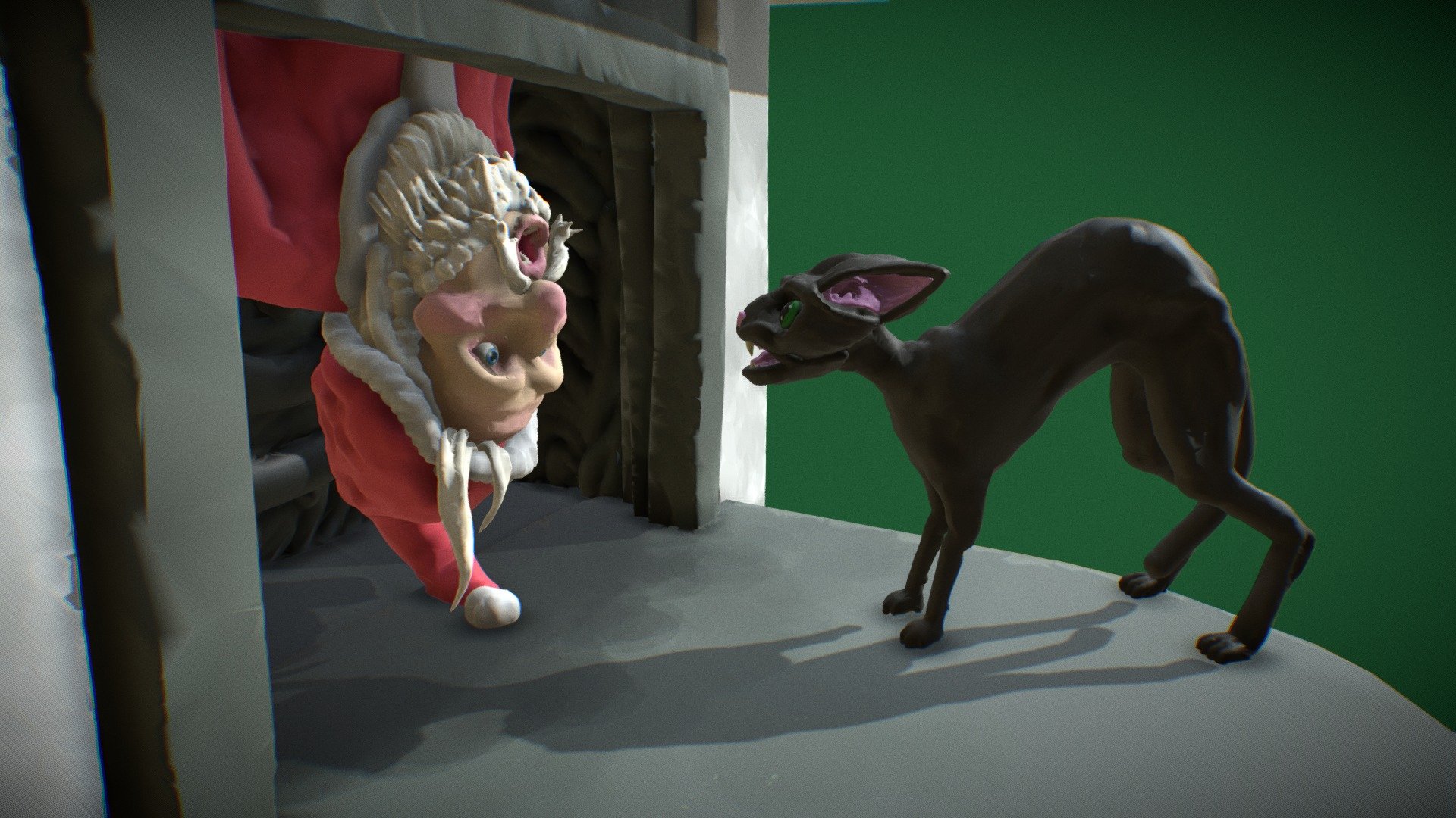 Mr. Whisker's Uninvited Guest