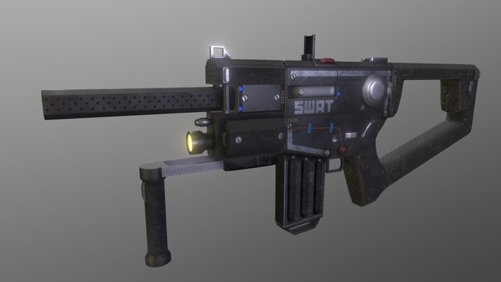 SWAT X02s [Detailed] (Cyberpunk Project) 3D Model
