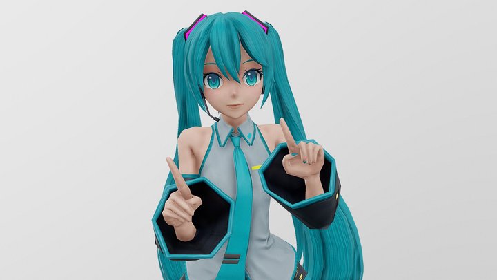 Miku - Dance animation 3D Model
