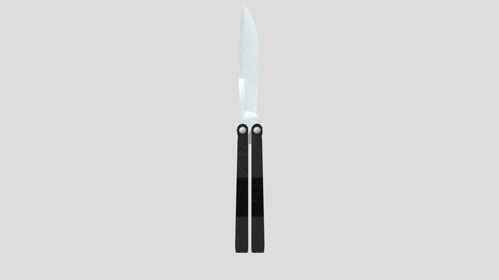 Butterfly knife 3D Model