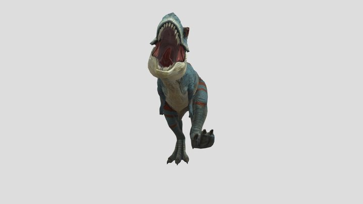 Rampaging T-Rex 3D Model
