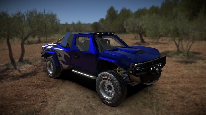 Pickup Truck 3D Model