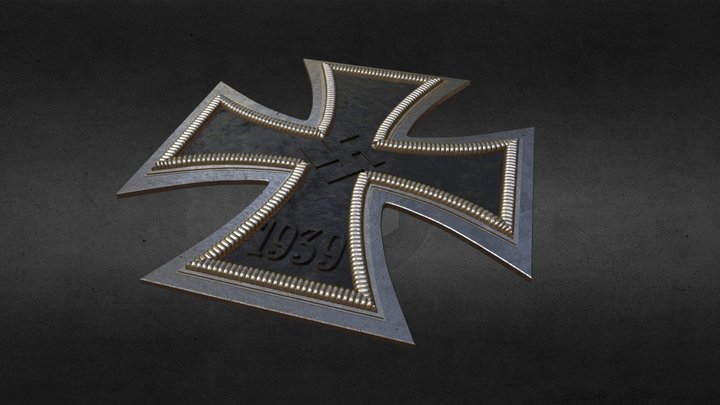 Second Class Iron Cross 3D Model