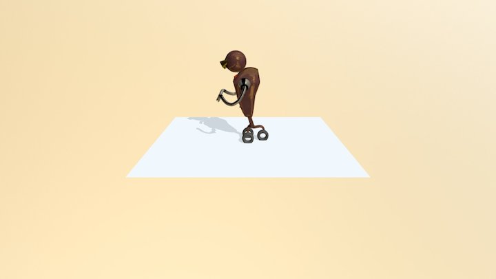 Steampunk Swing Dancer 3D Model