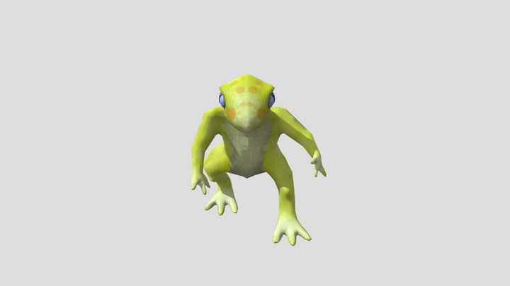 tip toeing geko geko 3D Model
