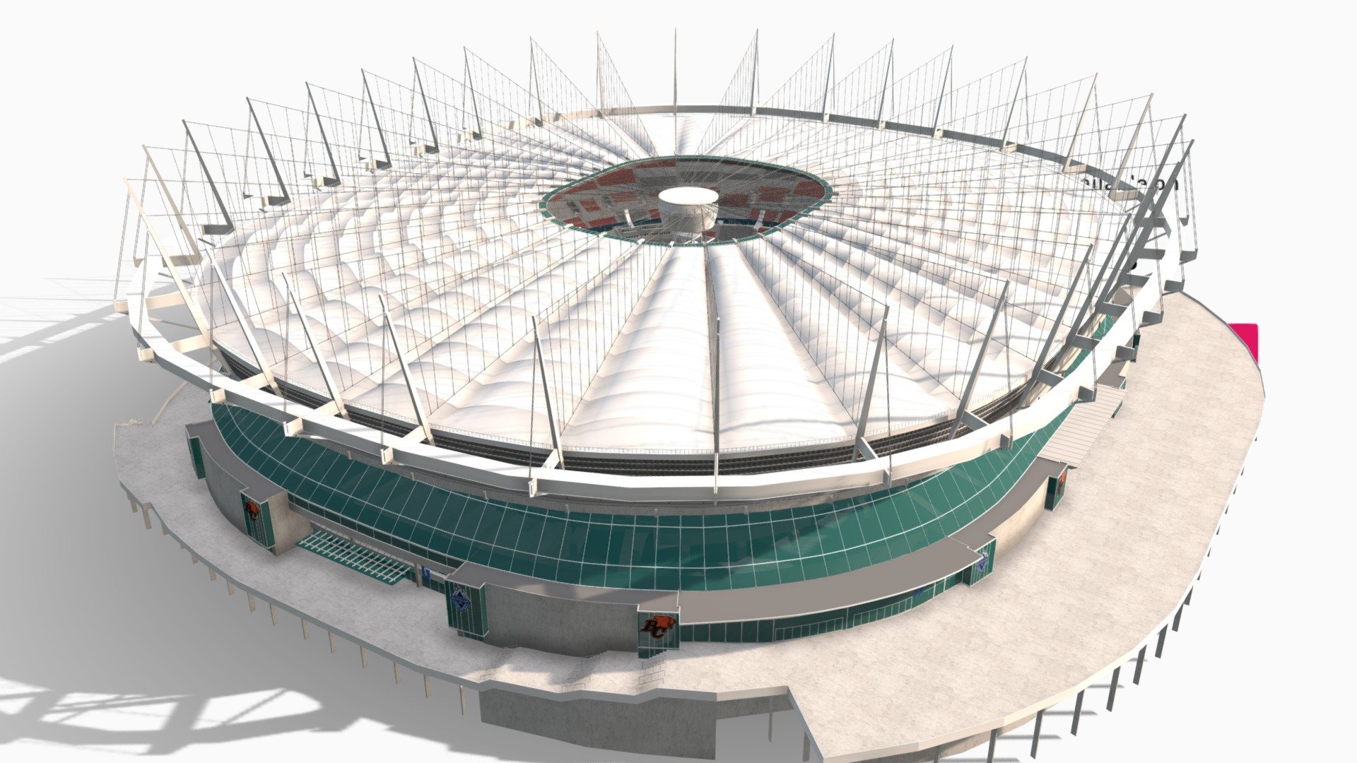Bc Place Stadium - 3D model by 1Quad (@1.Quad) [683c57e] - Sketchfab
