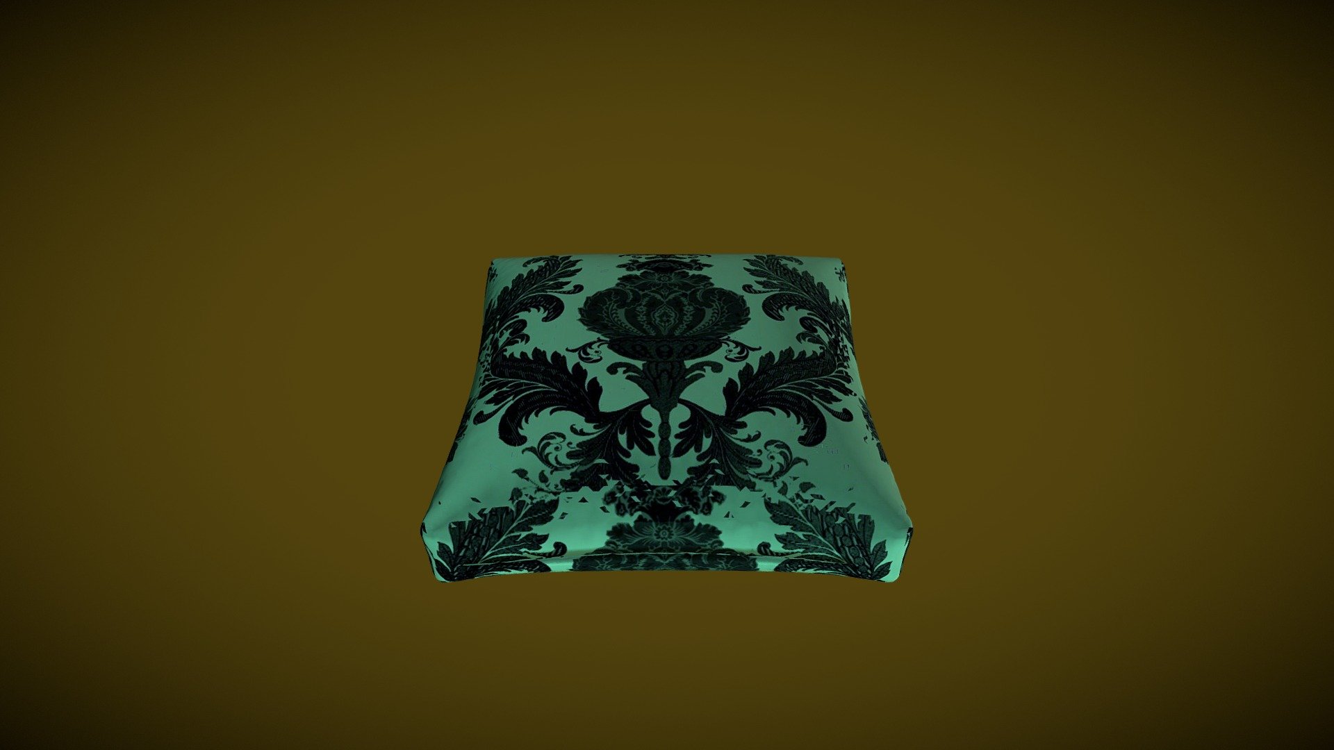 Silk pillow for a bed or a sofa