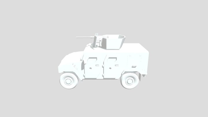 K-151(south korea Light Tactical Vehicle),k151 3D Model