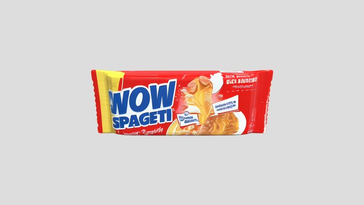 spaghetti wow (Indonesian instant food) 3D Model