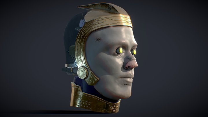 Cyber Meta-Human Head #PortraitFromTheFuture 3D Model