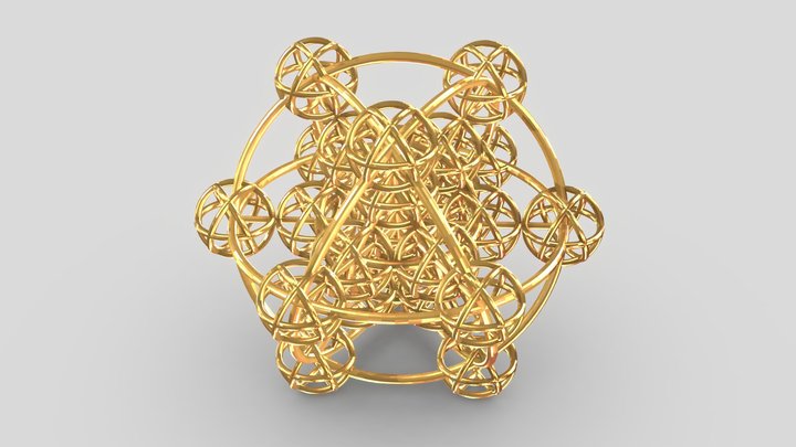 Fractal sphere 1_5mm 3D Model