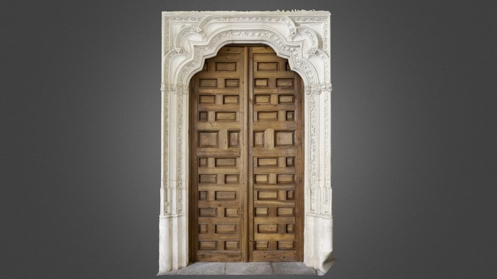 Gothic Portal, Toledo 3D Model