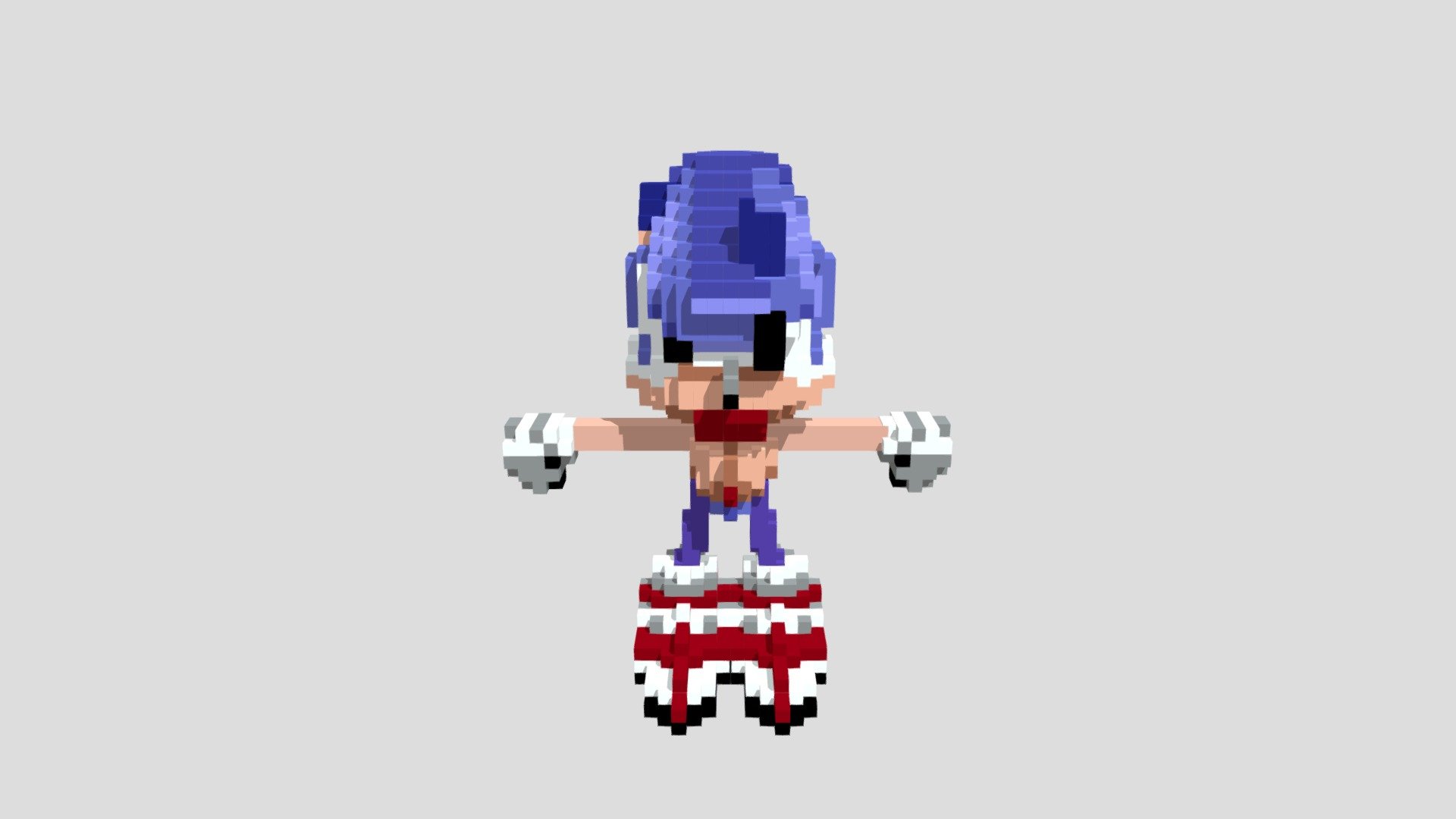 Genesis Pixel Sonic - 3D model by Mubarak (@31msamanter) [683ee3f ...