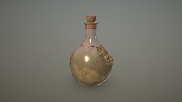 PotionBottle Group A 3D Model