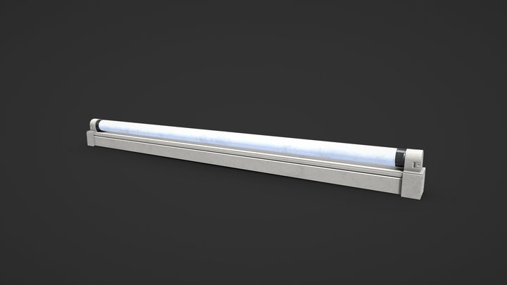 Fluorescent light 3D Model