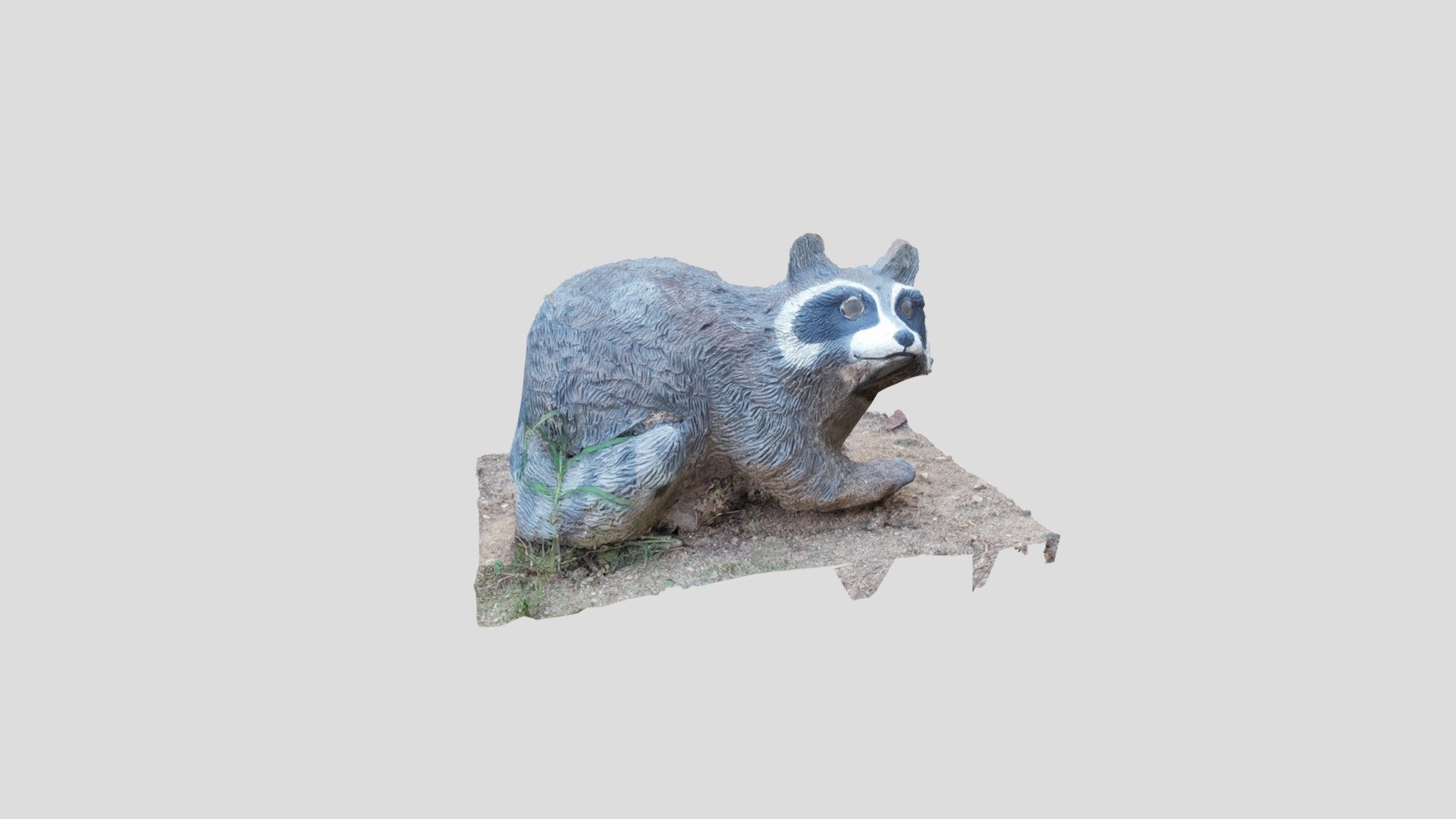 Raccoon Statue - Download Free 3D model by maremel [683fa28] - Sketchfab