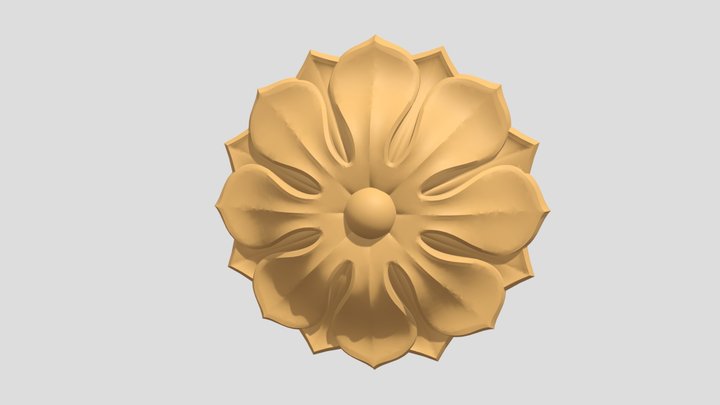 Резьба по дереву.  / Wood carving. Socket. 3D Model