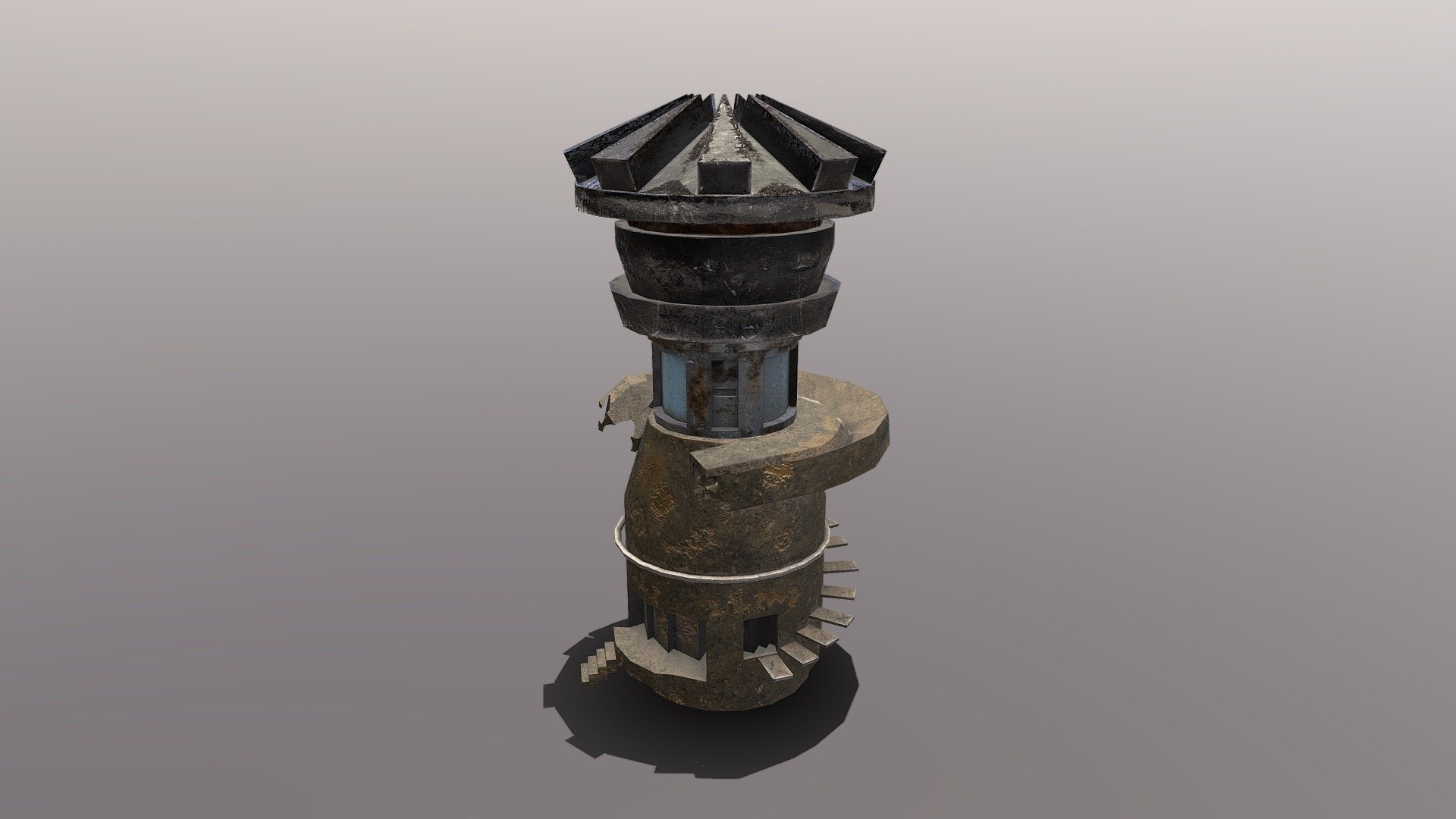 Ancient tower - 3D model by Julien Cascales (@Zaaxos) [6840f45] - Sketchfab