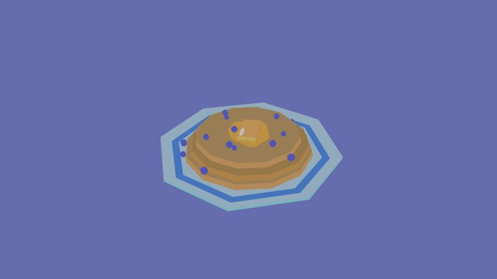 Pancakes 3D Model