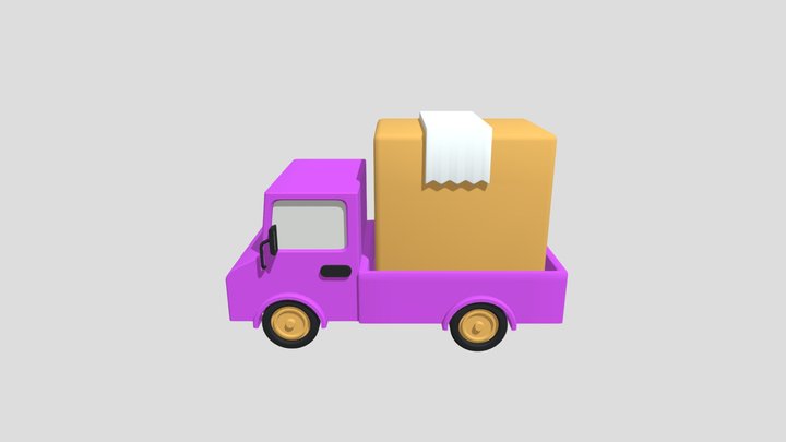 Delivery Truck 3D Model