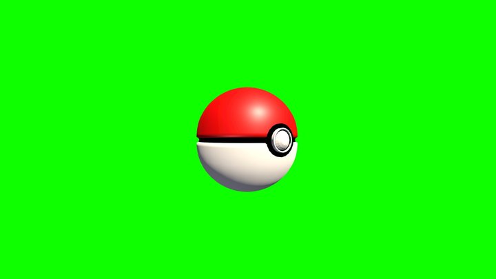 Openable pokeball 3D Model