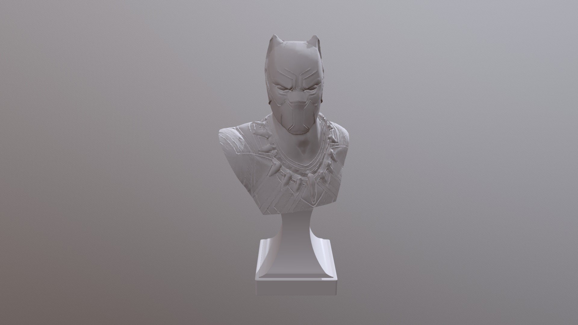 BLACK PANTHER BUST 001