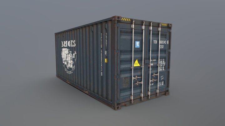 Shipping Container 3D Model