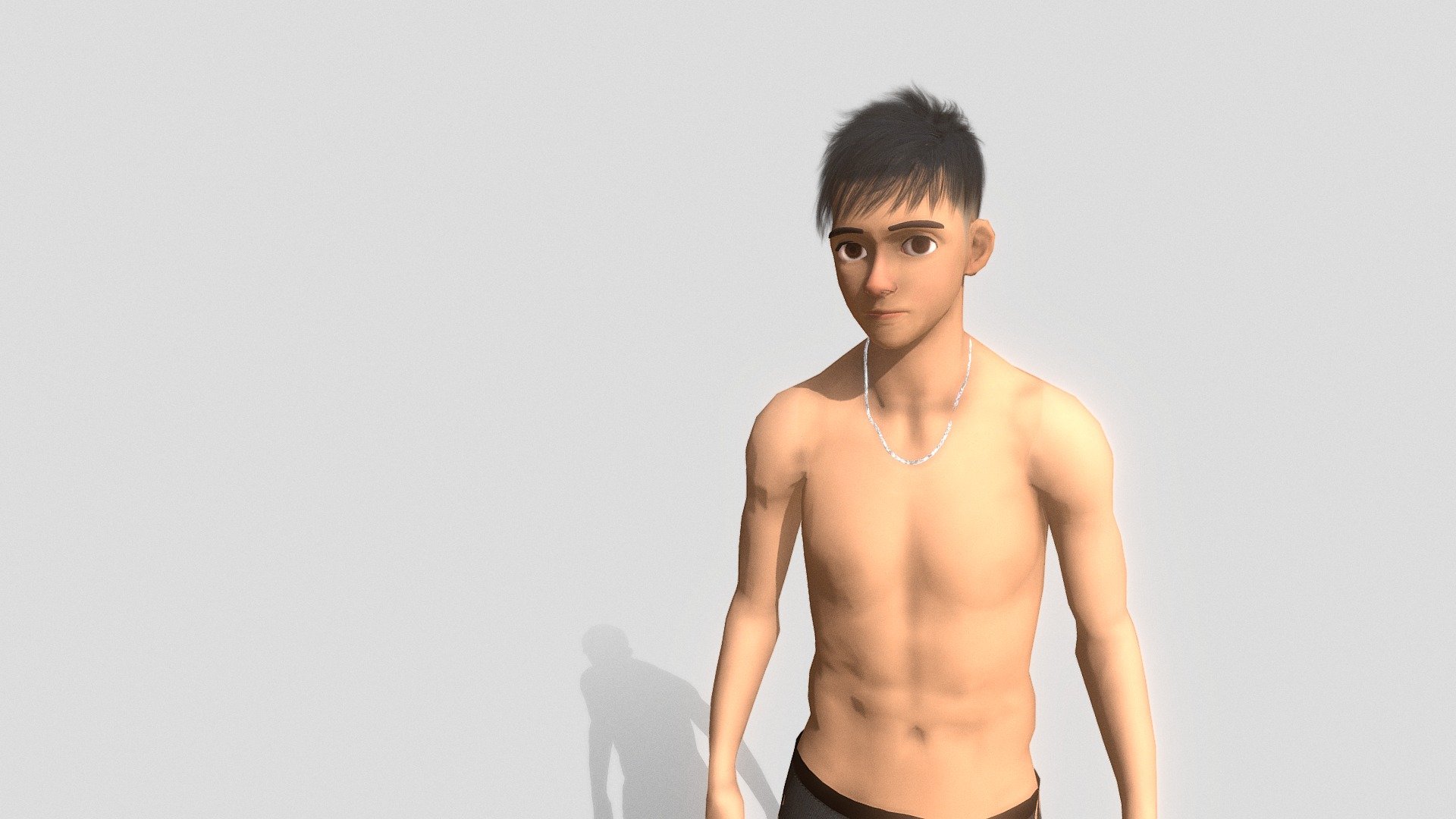 Bart - Stylized Character (Fully Rigged preview) - 3D model by ...