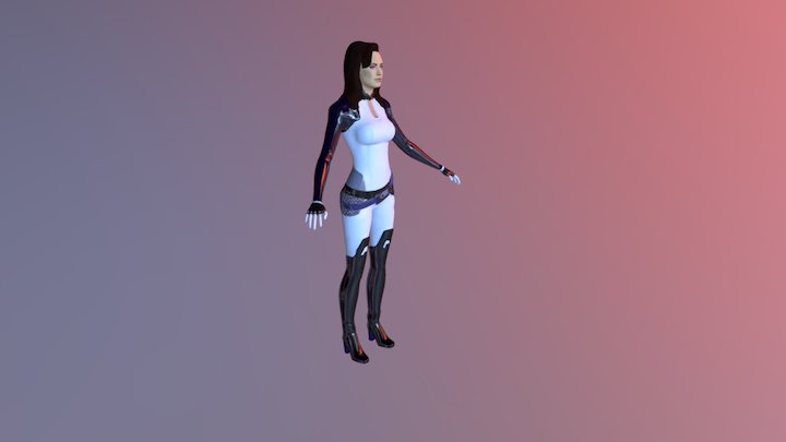 Mass Effect Miranda 3D Model