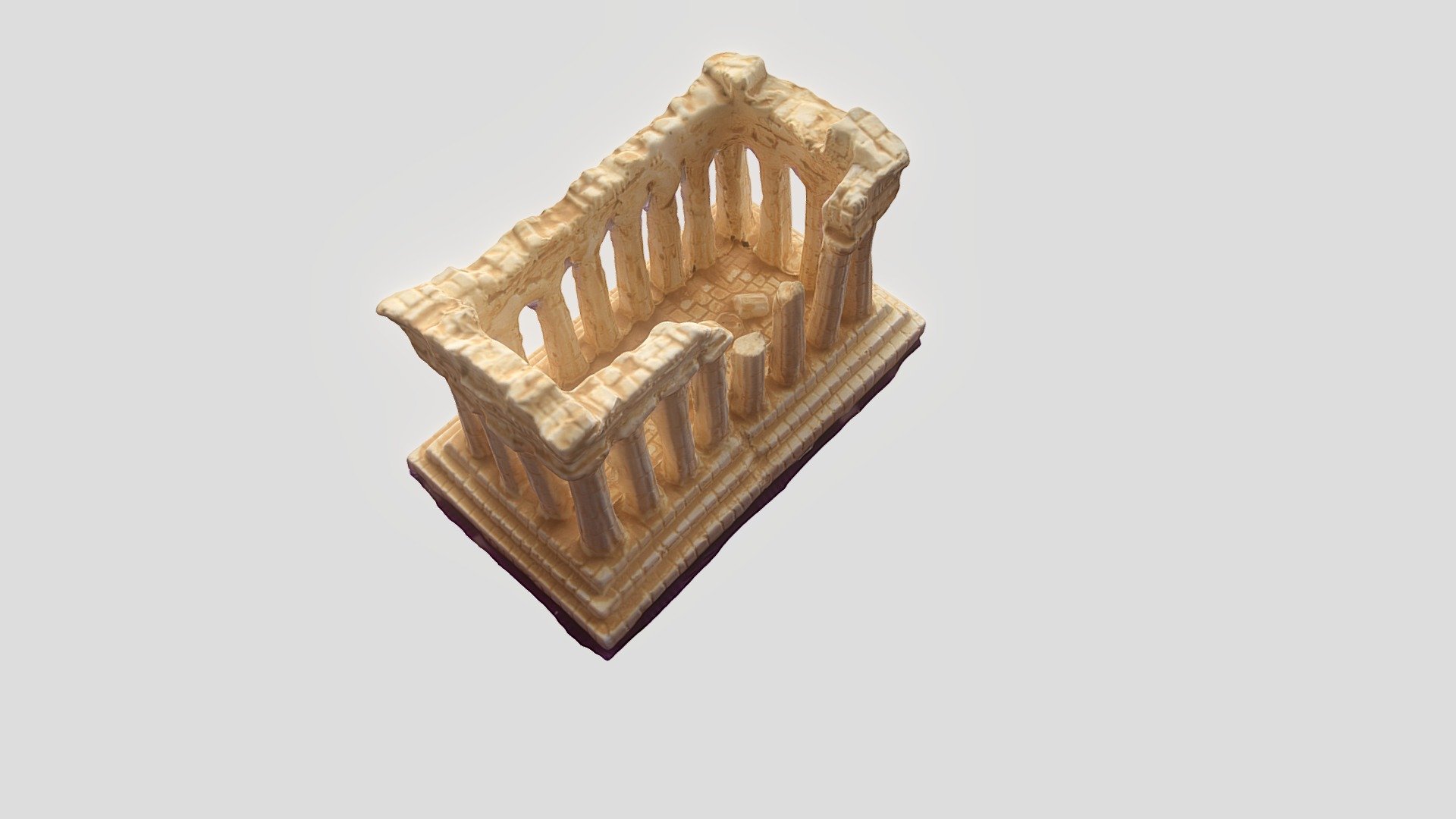 Parthenon Acropolis Temple Scan - 3D Model By Pantelis Kondylas ...