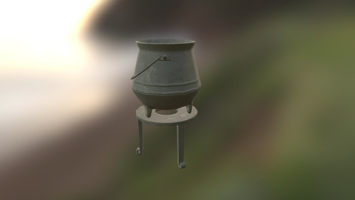 Small Cauldron 3D Model