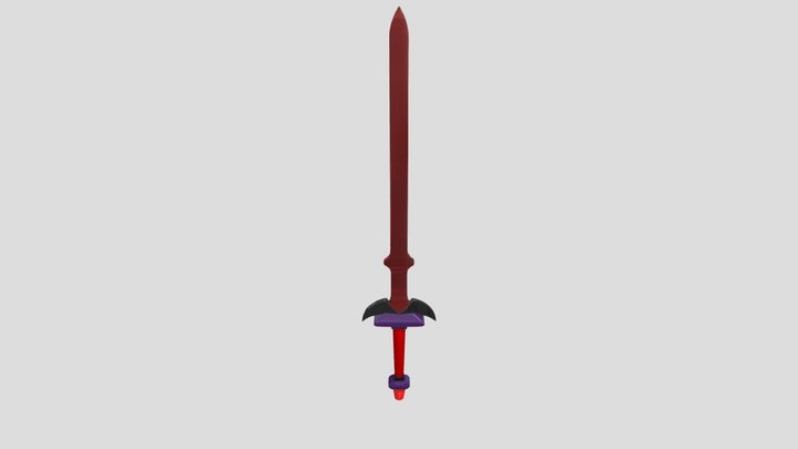 demon sword 3D Model