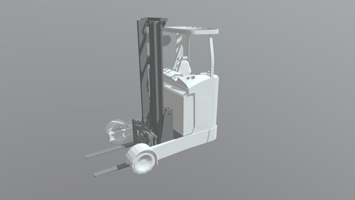 Forklift HP Rigged - WIP 3D Model