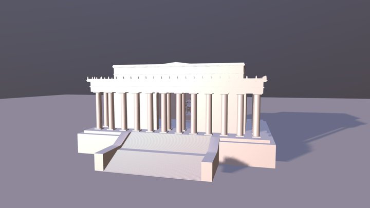 Lincoln Memorial 2 3D Model