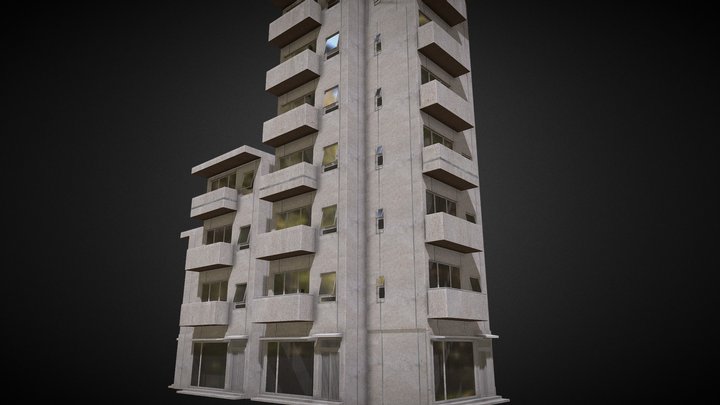 japan building5 3D Model