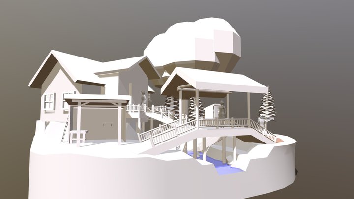 Forest Loner blockout- Canadian woodworker 3D Model