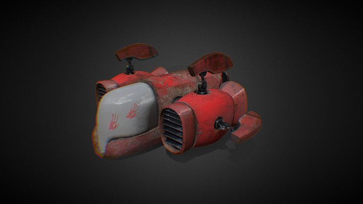 SpaceShip 3D Model