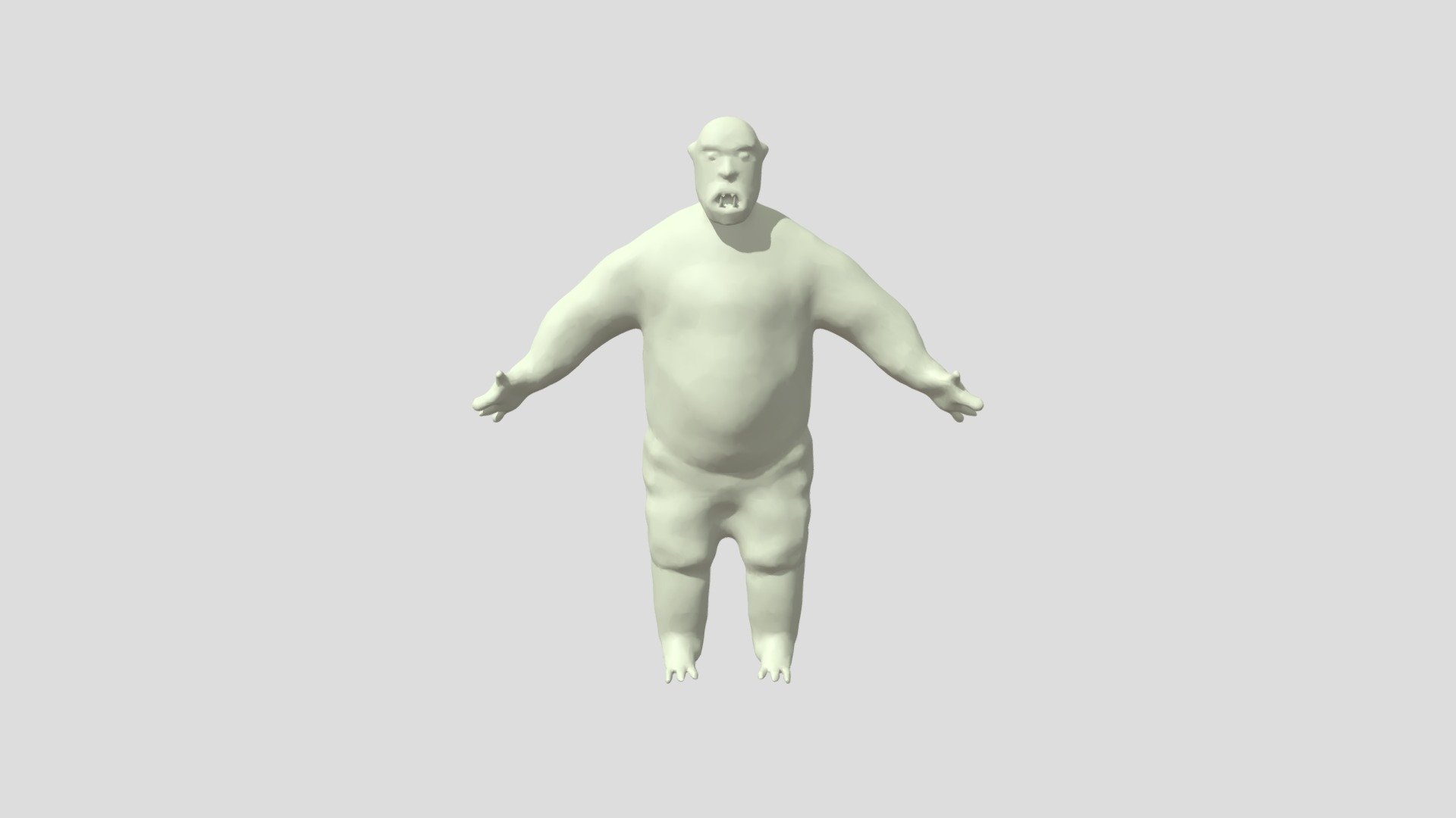 Ogre - In Class Activity Retopology