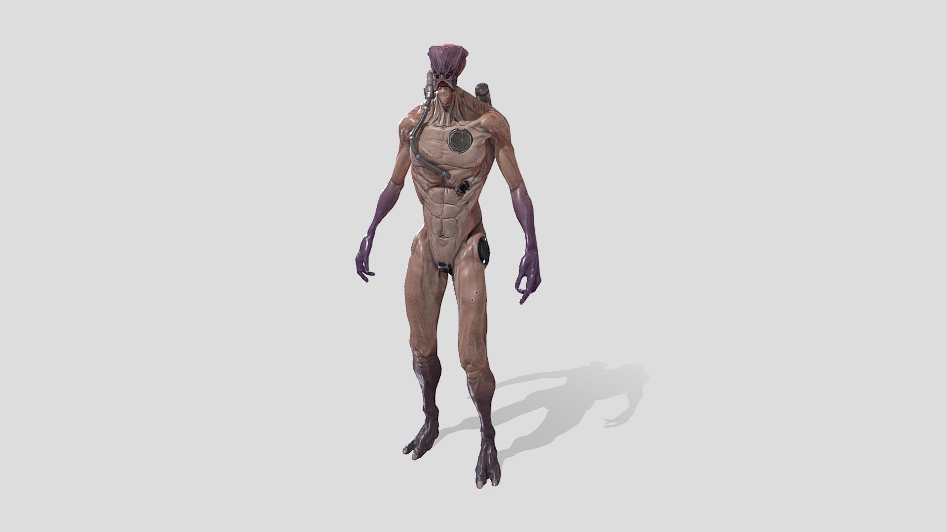 Alien Race - Hybrid - 3D model by polygonmaker [6847279] - Sketchfab