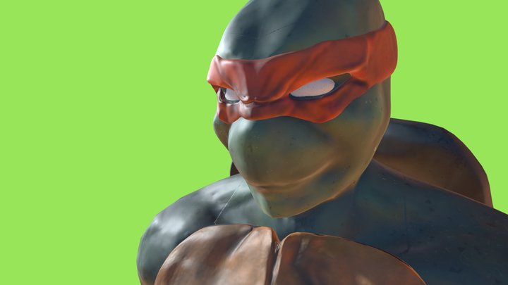 TMNT - Michelangelo 3D Model
