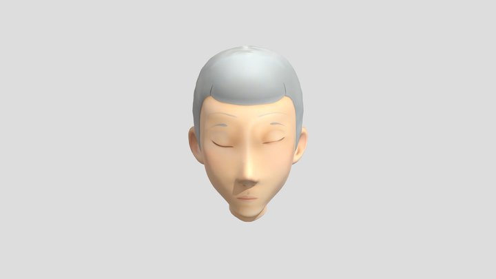 Cabeza personaje 3D Model