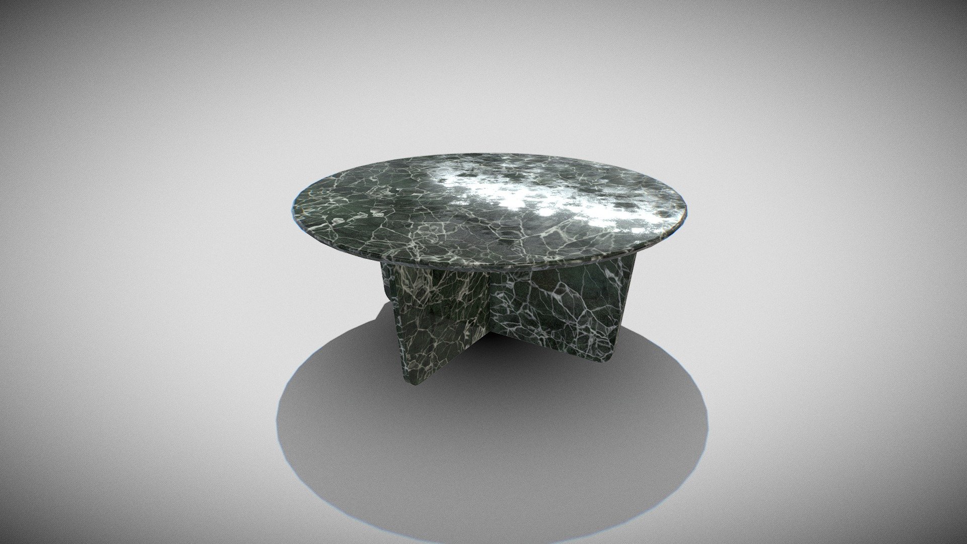 Tableau Coffee Table-marble green